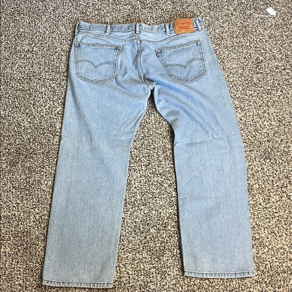 Levi’s 505 Vintage Light Wash Straight Leg Jeans – Size 40x30 - Picture 7 of 12